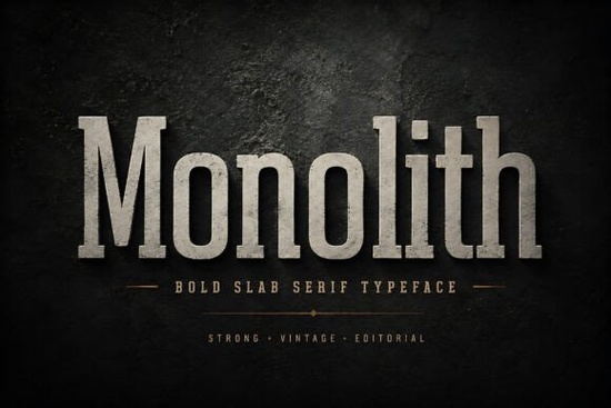Monolith Font